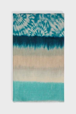 Foulard Tie And Dye Emeraude - Phoebe