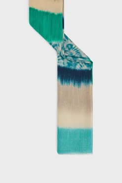 Foulard Tie And Dye Emeraude - Phoebe