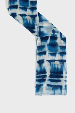 Foulard Tie And Dye Indigo - Patricie