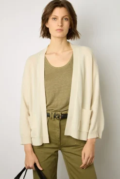 Gilet En Cachemire Uni Ecru - Lois