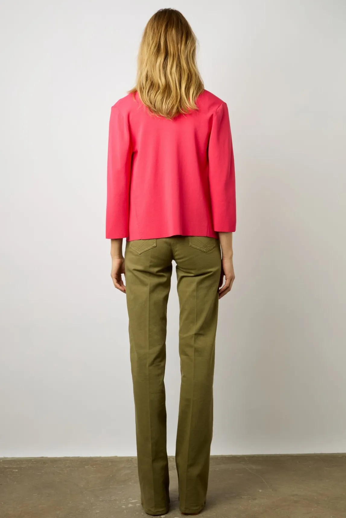 Gilet En Microfibre Rose Vif - Laurana
