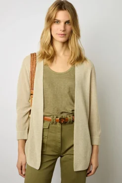 Gilet Fluide Irise Beige - Lesli