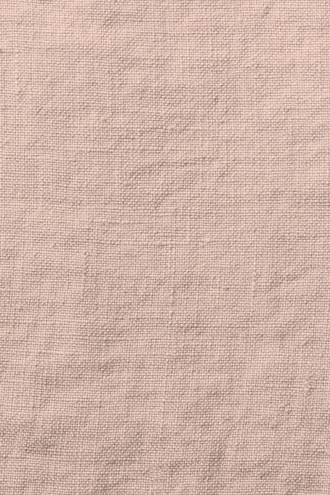 Grand Drap Plat En Lin Lave - Rose Ancien