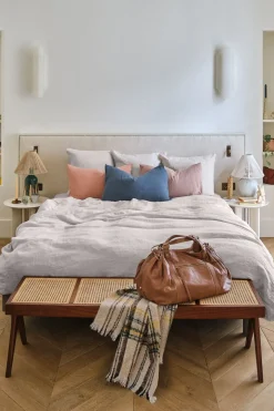 Housse De Couette En Lin Lave - Gris Perle