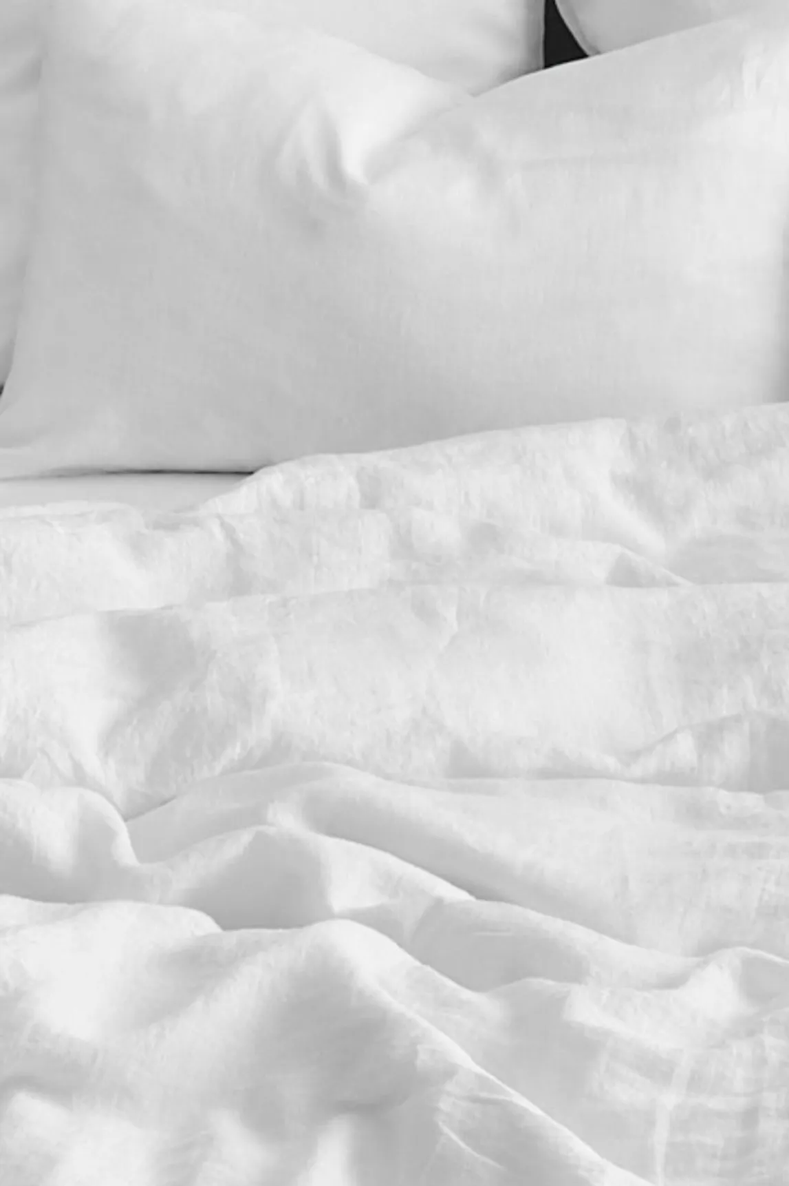 Housse De Couette En Lin Lave - Blanc