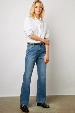 Jean Bootcut A Strass Nuage - Coline