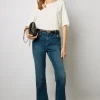 Jean Bootcut En Denim Brut Jeans - Camy