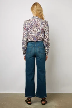 Jean Droit 7/8 A Poches Jeans - Catalina