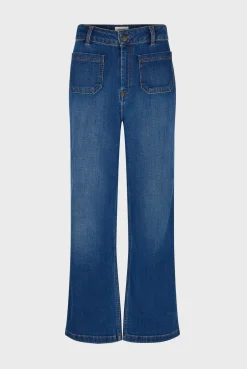 Jean Droit 7/8 A Poches Jeans - Catalina