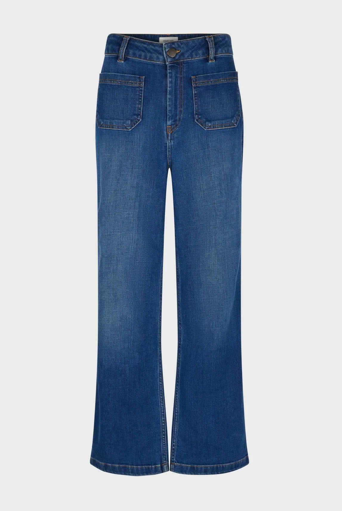 Jean Droit 7/8 A Poches Jeans - Catalina