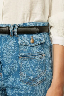 Jean Flare A Motif Cachemire - Anna