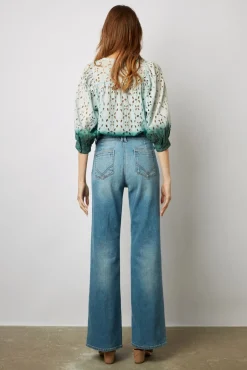 Jean Flare -Anna Femme Bleu Jean Flare -Anna