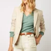 Jean Large Taille Haute Naturel - Anna