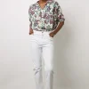 Jean Slim En Denim Stretch Blanc - Carli