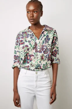 Jean Slim En Denim Stretch Blanc - Carli