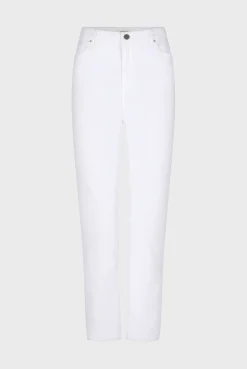Jean Slim En Denim Stretch Blanc - Carli