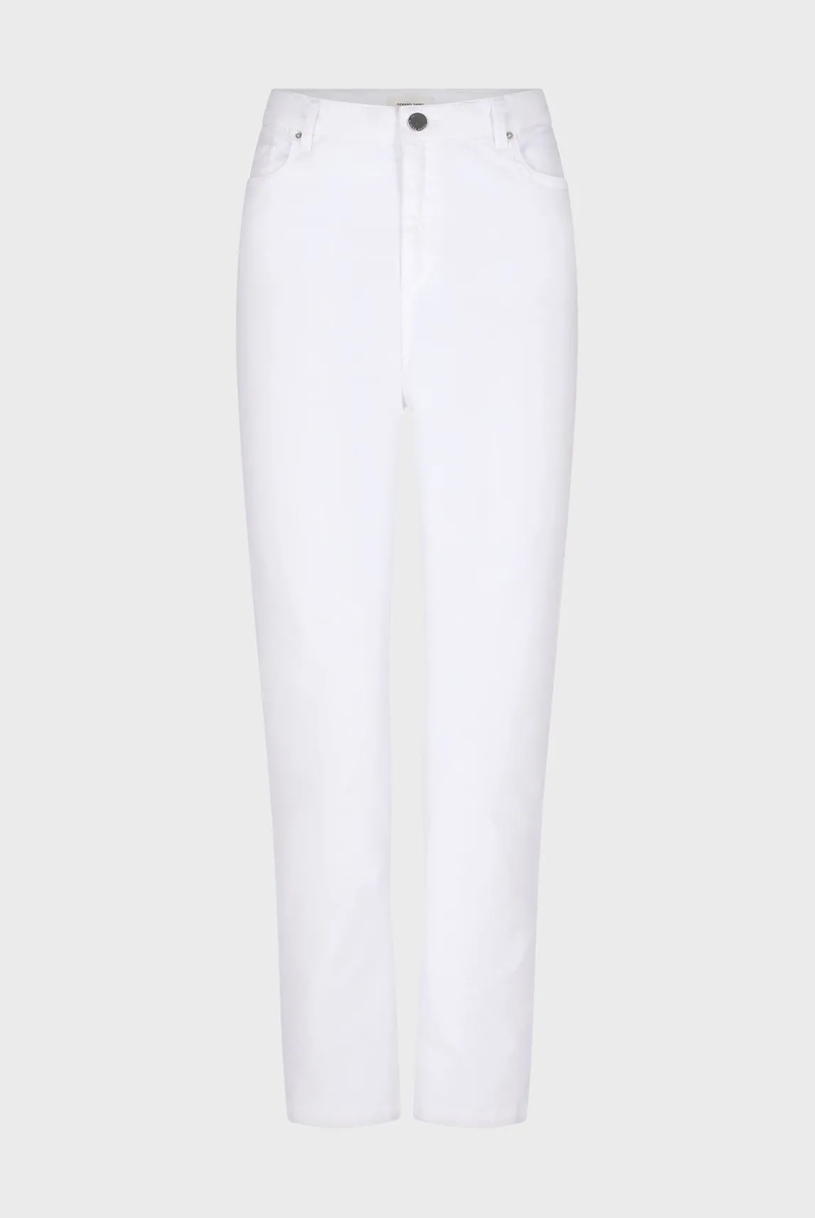 Jean Slim En Denim Stretch Blanc - Carli