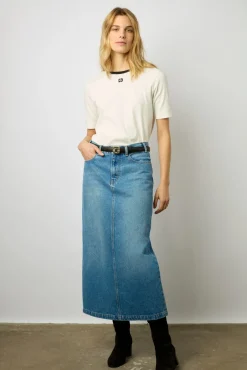 Jupe Longue En Denim Jeans - Dona