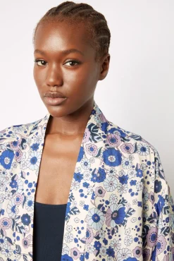 Kimono Imprime Floral Naturel - Betta
