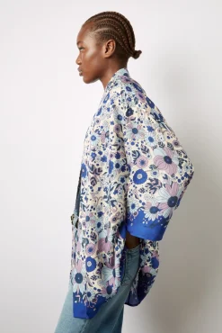 Kimono Imprime Floral Naturel - Betta