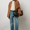 Manteau A Capuche Cuir Cigare - Jenifer