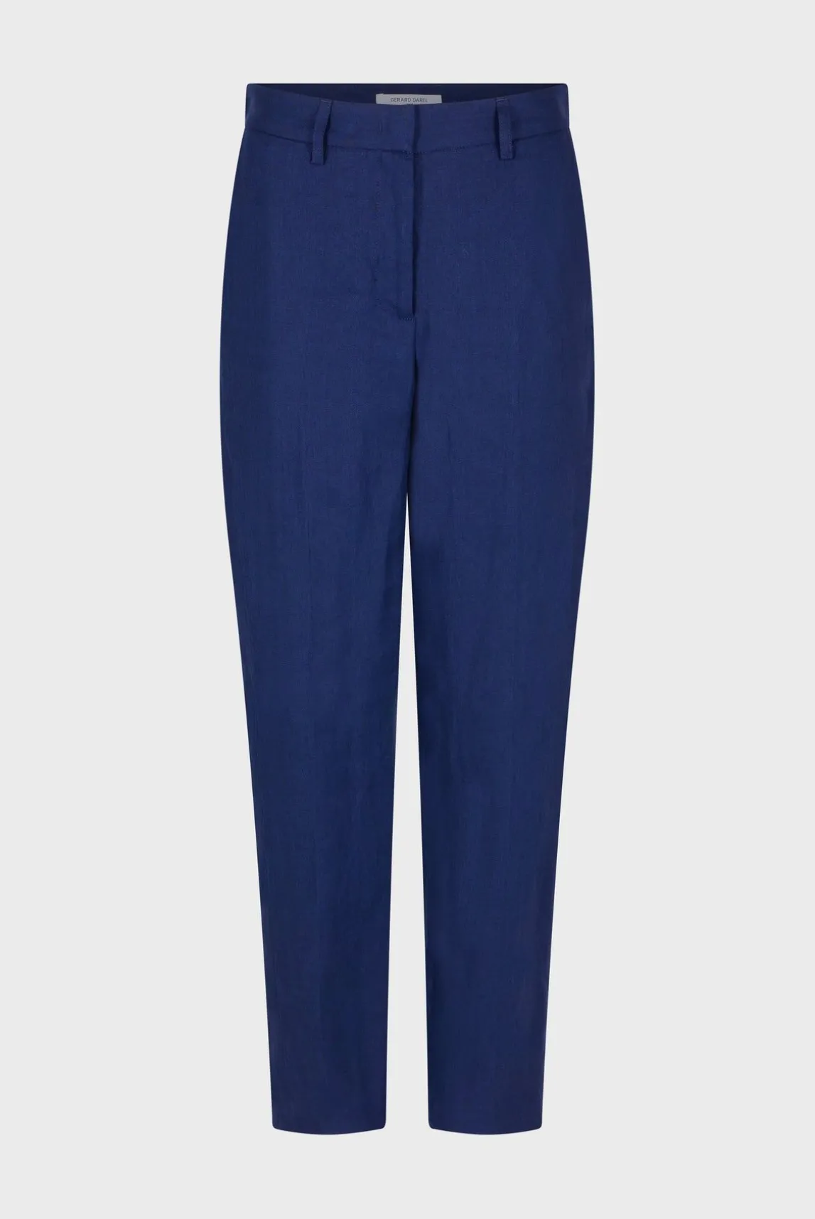 Pantalon De Tailleur En Lin Encre - Cyann