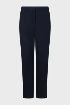 Pantalon Droit 7/8 Uni Marine - Causette
