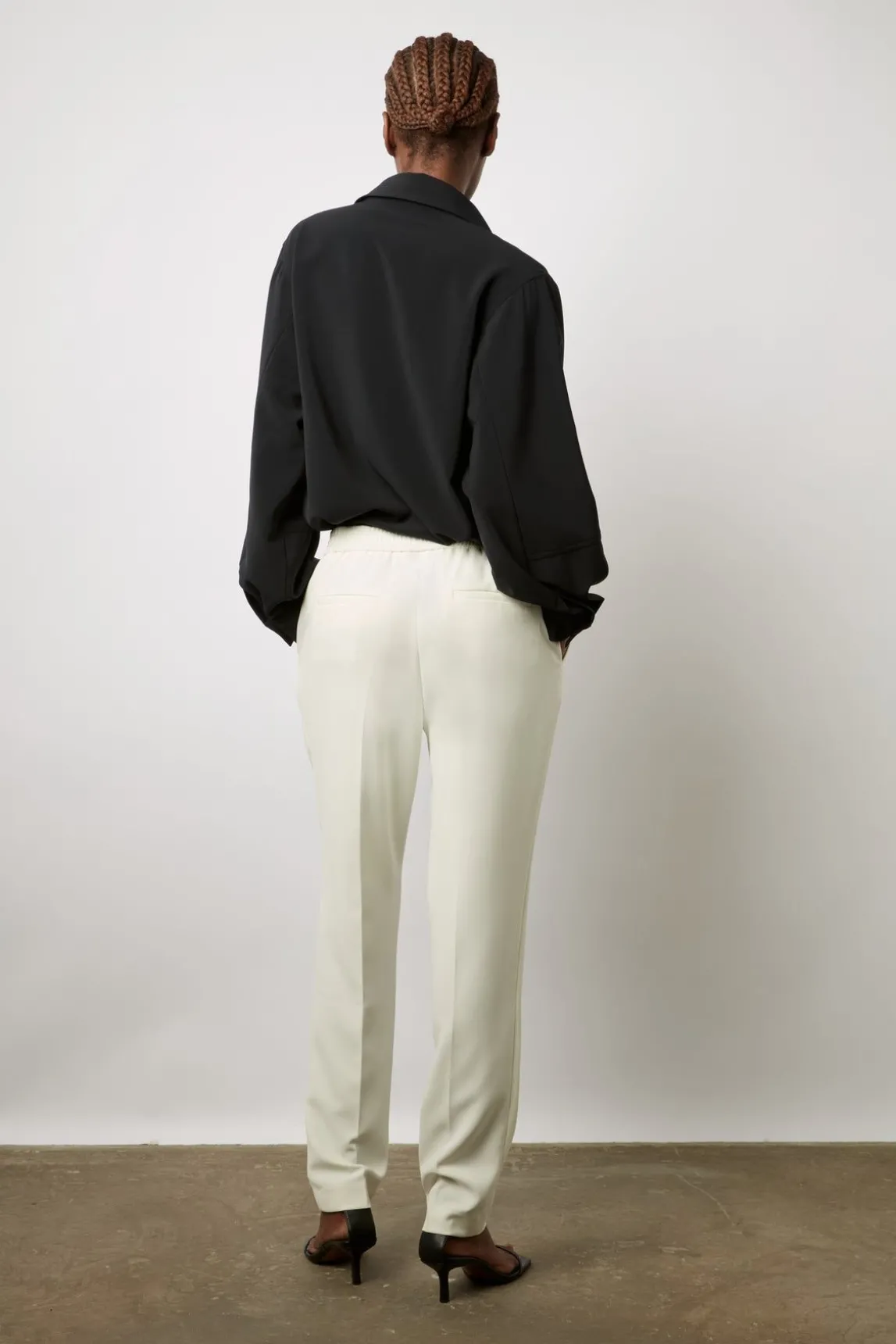 Pantalon Droit Ecru - Cathleen