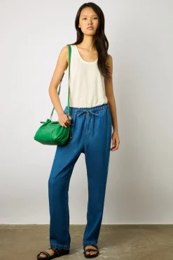 Pantalon Fluide En Denim Jeans - Cylinia