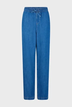 Pantalon Fluide En Denim Jeans - Cylinia