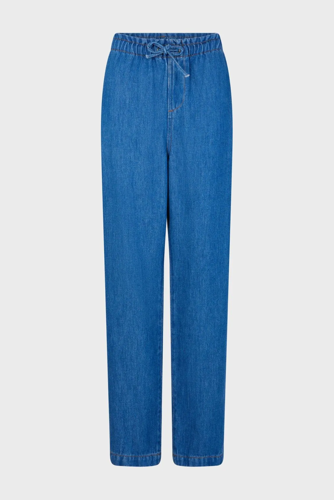 Pantalon Fluide En Denim Jeans - Cylinia