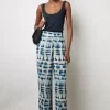 Pantalon Fluide Tie And Dye Encre - Daiana