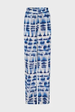 Pantalon Fluide Tie And Dye Encre - Daiana