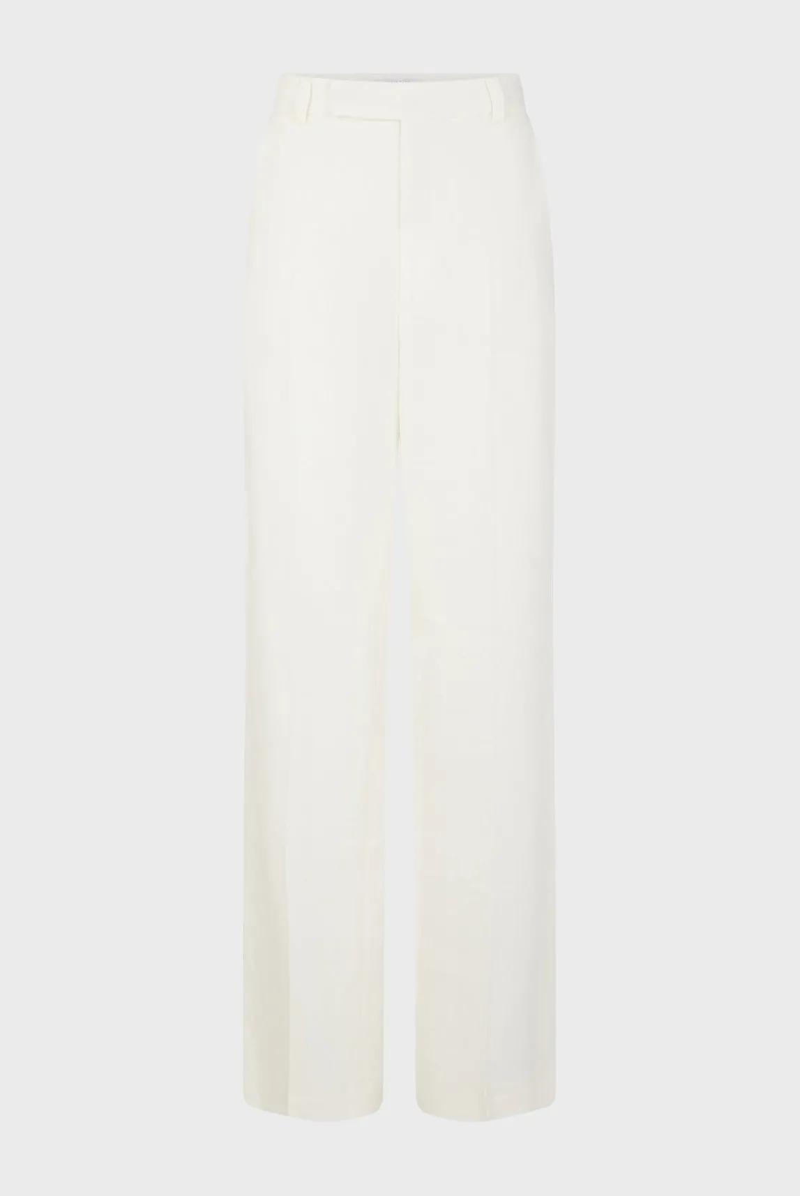 Pantalon Large En Lin Ecru - Cyndelle
