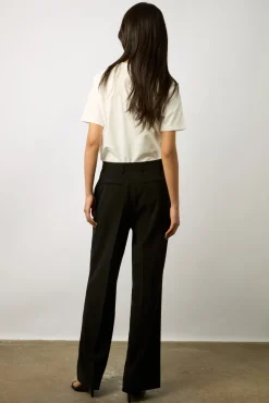 Pantalon Noir Fluide Noir - Cassiopee