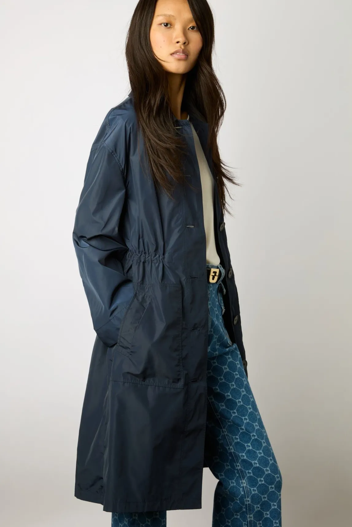 Parka Longue Marine - Sylvie
