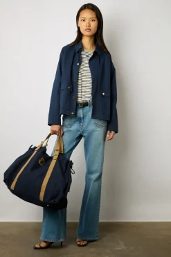 Parka Militaire En Coton Marine - Sandra