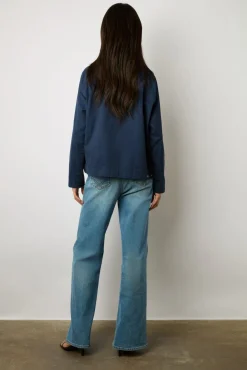 Parka Militaire En Coton Marine - Sandra