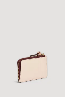 Porte Carte Cuir Lisse Bordeaux - Cardholder