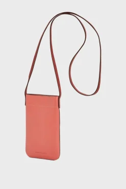 Porte Telephone Cuir Abricot - Ladyphone