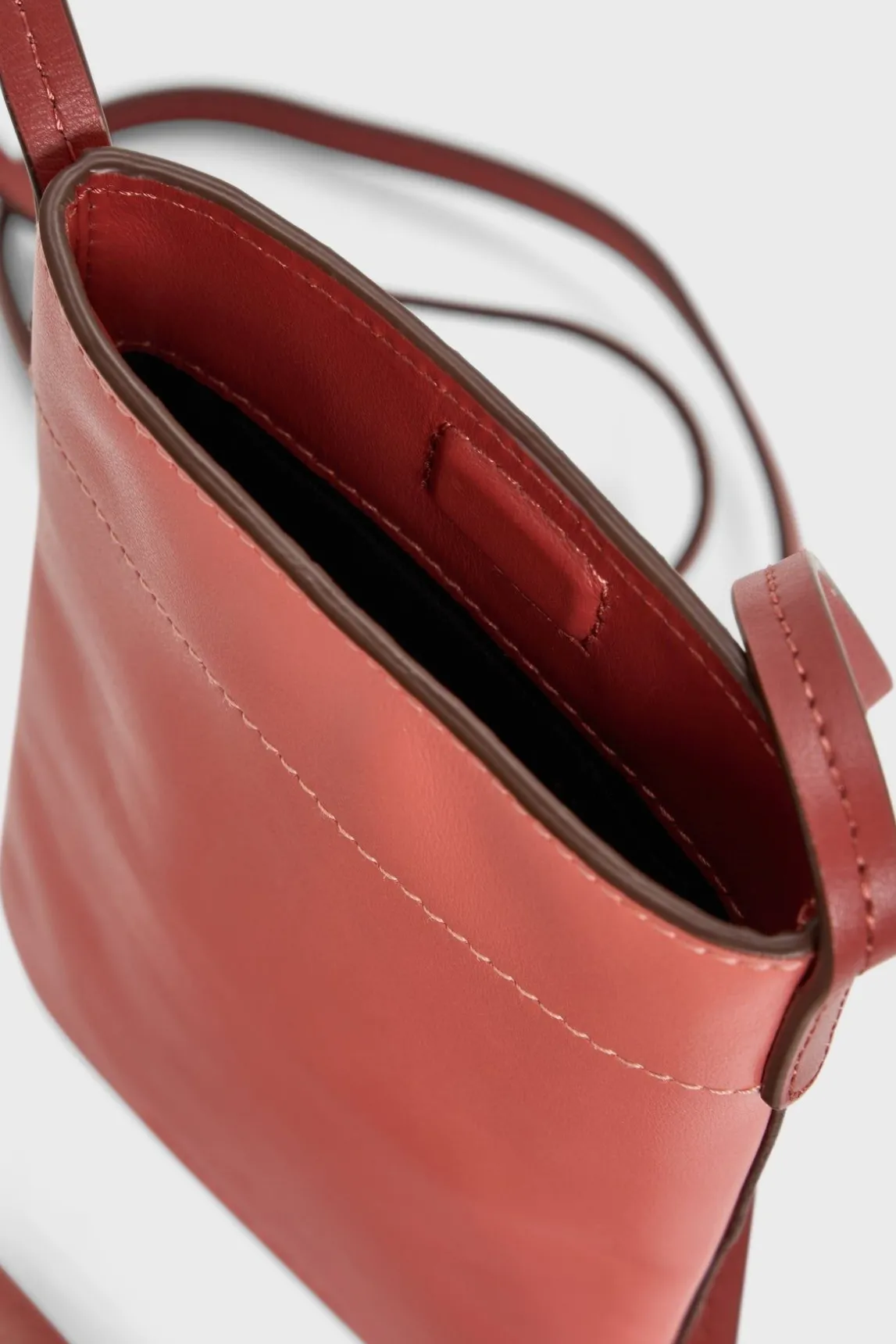 Porte Telephone Cuir Abricot - Ladyphone