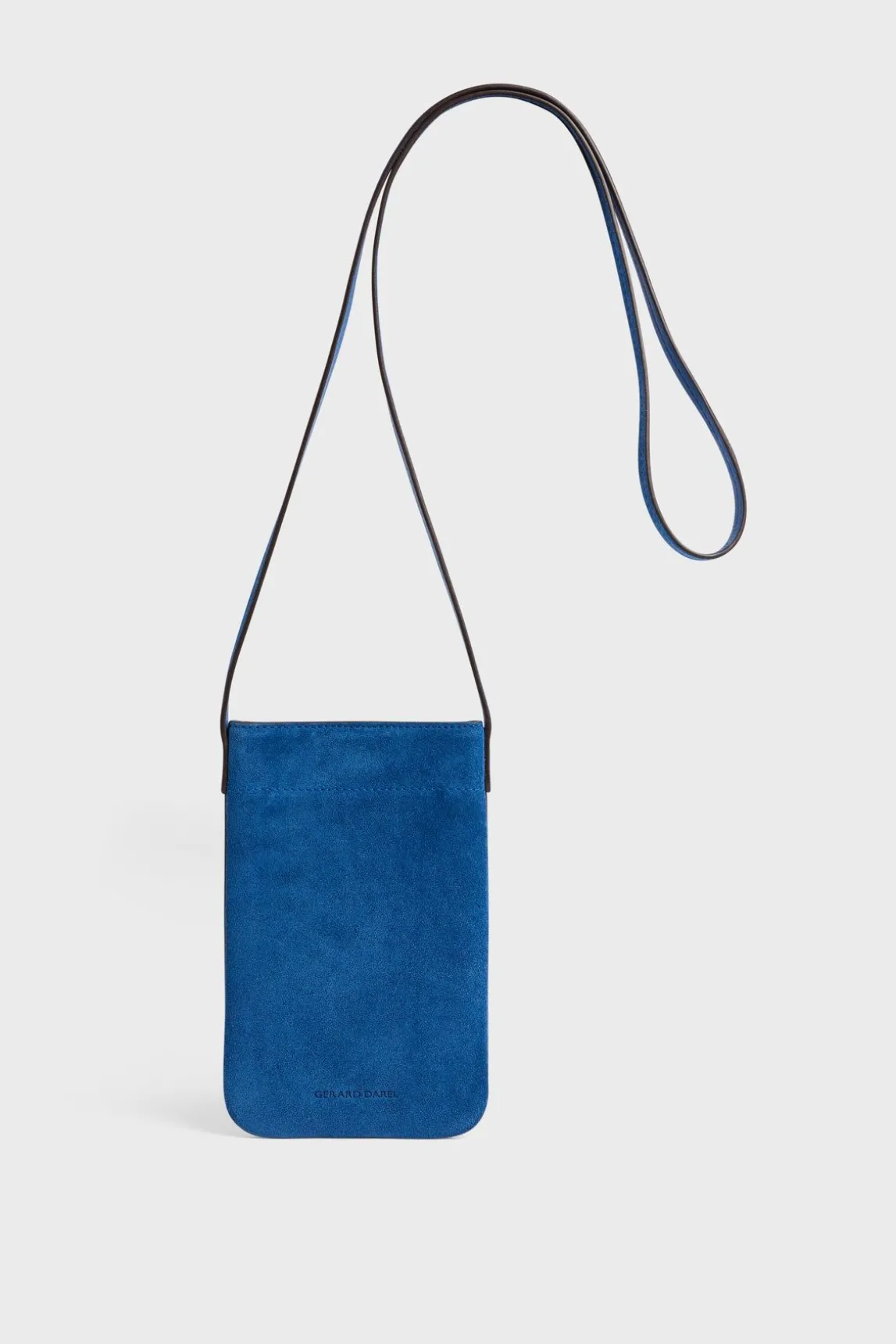 Porte Telephone Cuir Bleu - Ladyphone