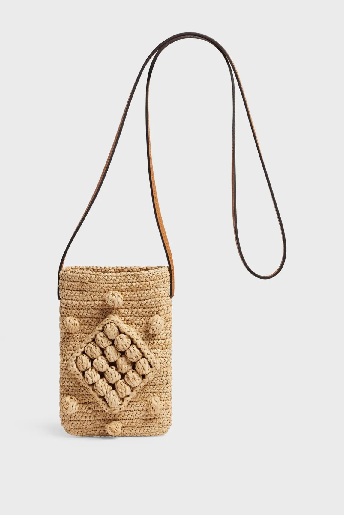 Porte Telephone En Raphia Ficelle - Rosie