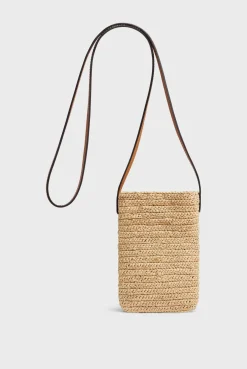 Porte Telephone En Raphia Ficelle - Rosie