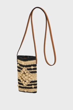 Porte Telephone En Raphia - Rosie