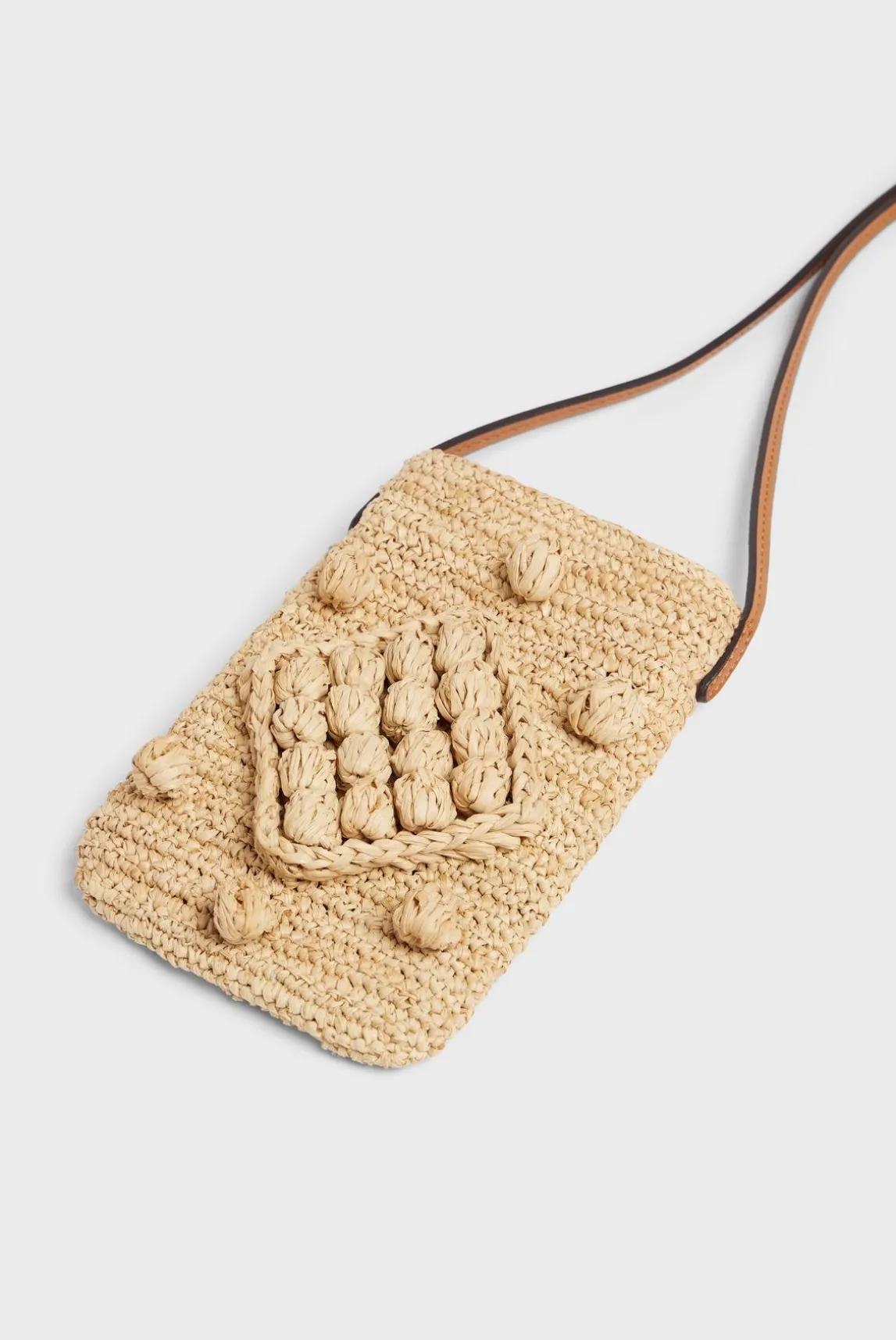 Porte Telephone En Raphia Ficelle - Rosie