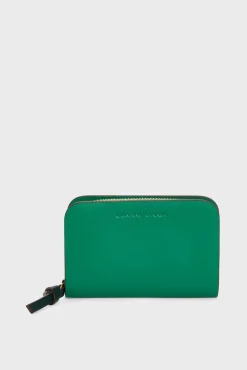 Portefeuille En Cuir Vert - Miniwallet