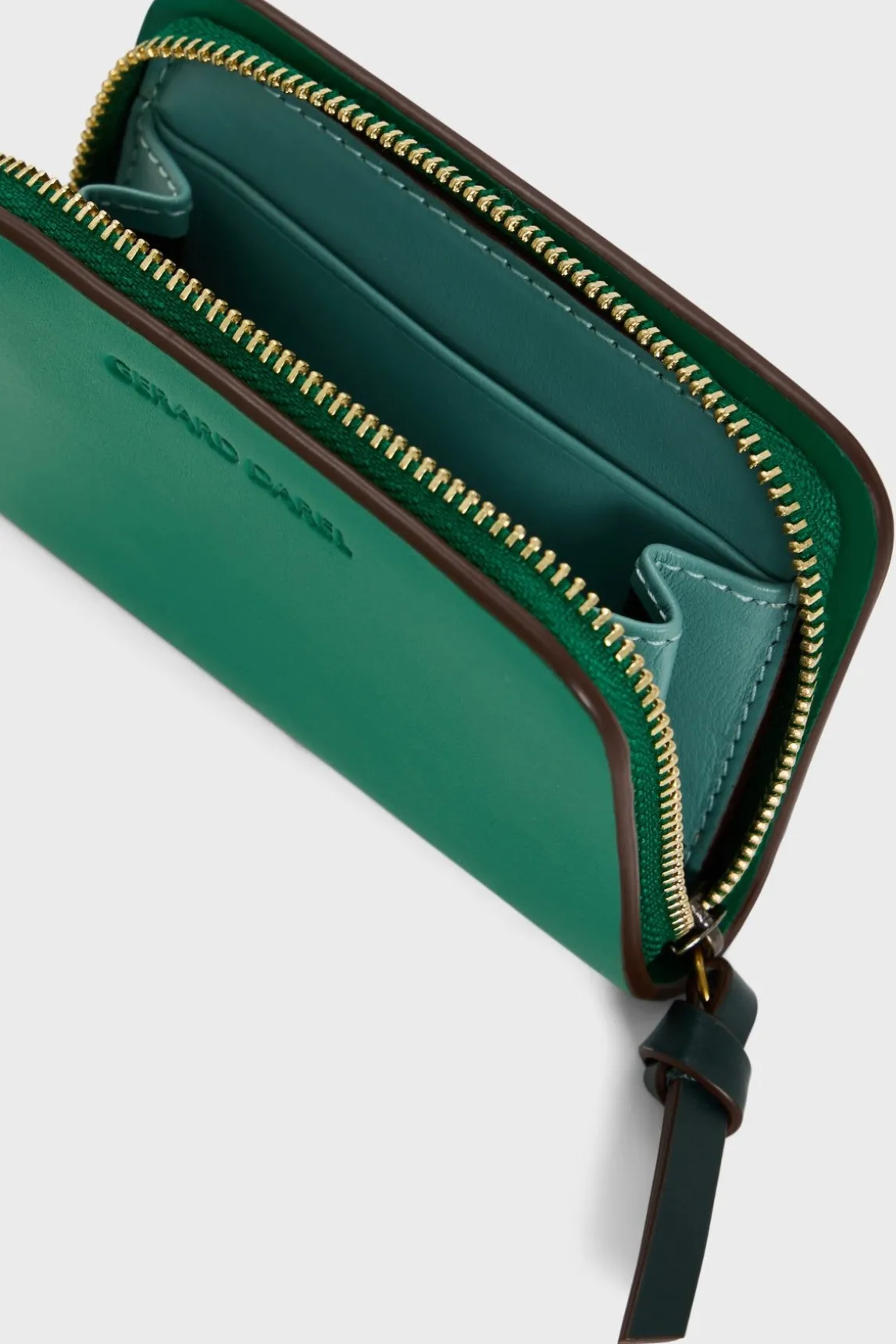 Portefeuille En Cuir Vert - Miniwallet