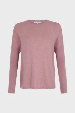 Pull Cachemire A Col Rond Rose - Laurrea