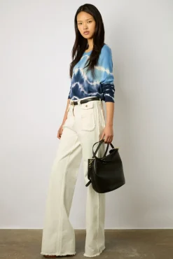 Pull Cachemire Tie And Dye Bleu Ocean - Lua